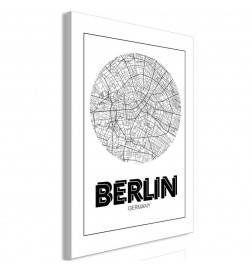 61,90 €Quadro con la mappa di Berlino - ARREDALACASA