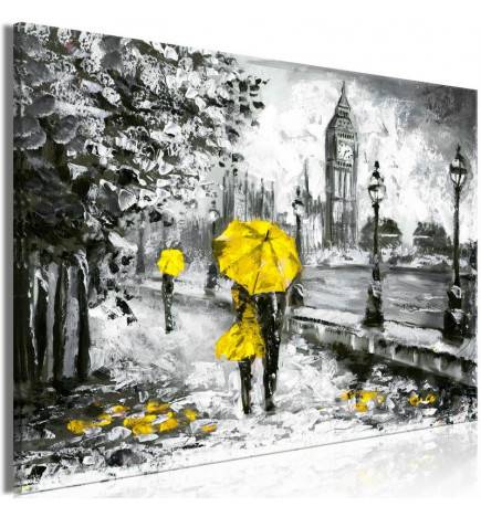 70,90 €Quadro ombrelli gialli a londra cm.90x60 e 120x80 ARREDALACASA