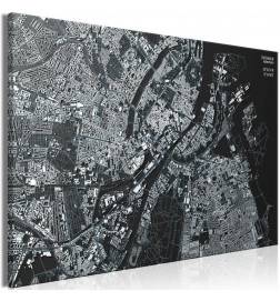 61,90 €Quadro con la mappa di Copenhagen in bianco e nero
