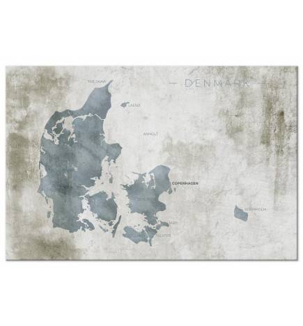 Canvas Print - Scandinavian Blue (1 Part) Wide