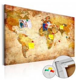 76,00 €Quadro de cortiça - World Map: Time Travel [Cork Map]