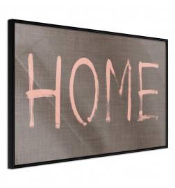 Poster - Simply Home (Pink)