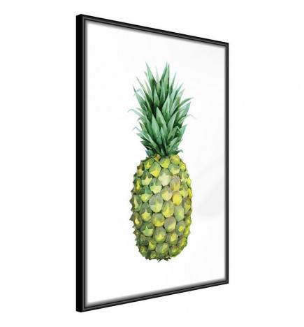 poster in cornice con un ananas - Arredalacasa