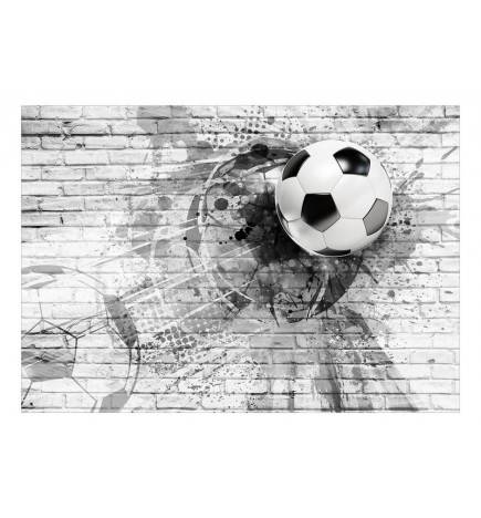 Fotomurale adesivo col pallone da calcio Arredalacasa
