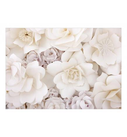 Fotomurale adesivo con delle rose bianche ARREDALACASA