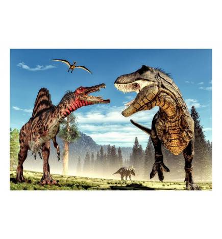 Wallpaper - Fighting Dinosaurs