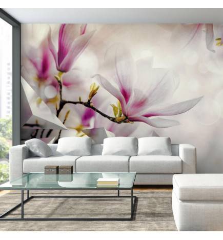 Self-adhesive Wallpaper - Subtle Magnolias - Third Variant