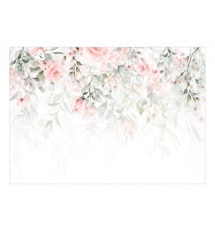 Self-adhesive Wallpaper - Waterfall of Roses - First Variant