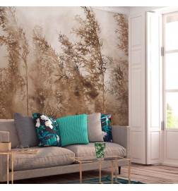 Self-adhesive Wallpaper - Tall Grasses - Brown