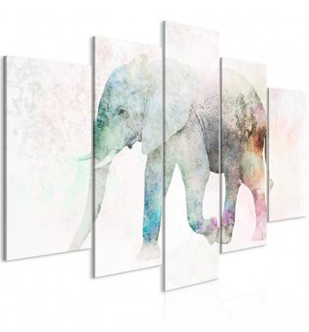 70,90 €Quadro elefante a colori cm. 100X50 - ARREDALACASA