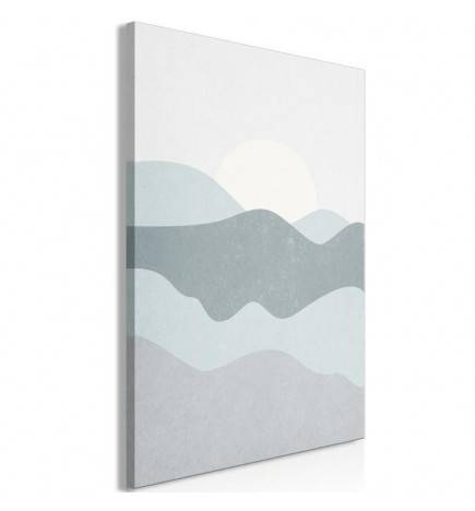 61,90 € Canvas Print - Sun Over Mountains (1 Part) Vertical