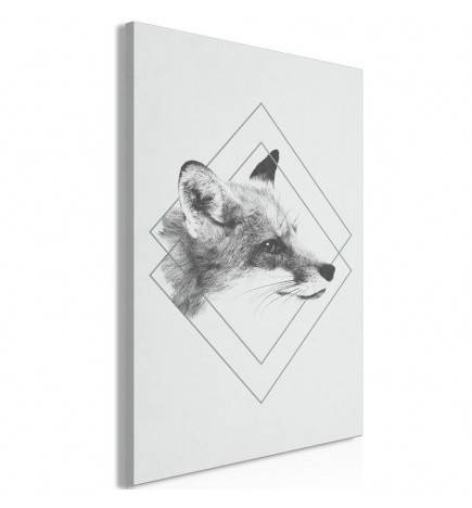 Canvas Print - Clever Fox (1 Part) Vertical