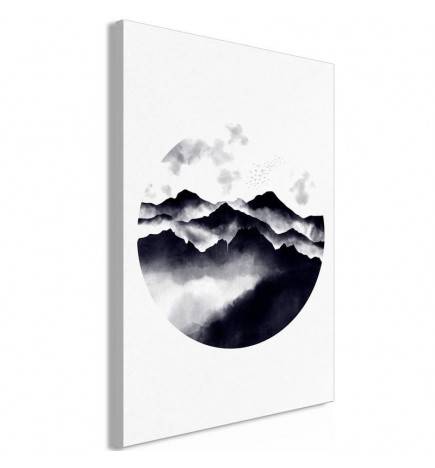 61,90 €Quadro le montagne in bianco e nero cm.40x60 ARREDALACASA