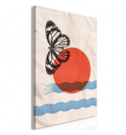 61,90 €Tableau - Butterfly and Sunrise (1 Part) Vertical