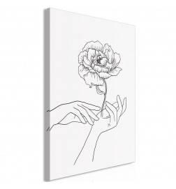 61,90 € Canvas Print - Delicate Touch (1 Part) Vertical
