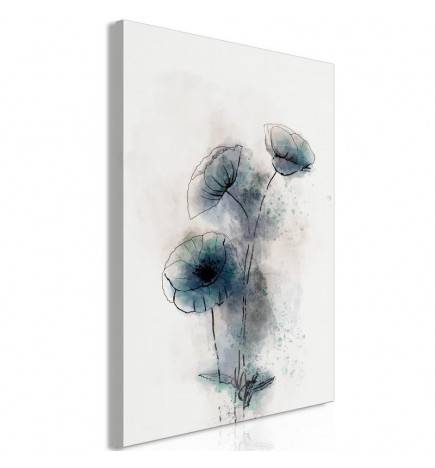 61,90 €Quadro - Blue Poppies (1 Part) Vertical