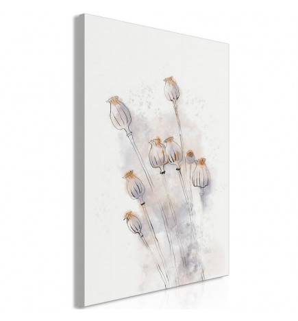 Canvas Print - Peaceful Poppies (1 Part) Vertical