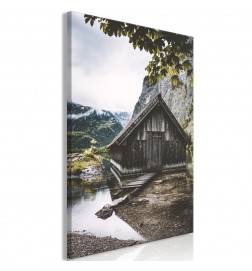Canvas Print - House in the Mountains (1 Part) Vertical