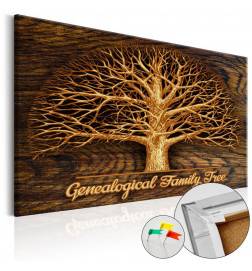 Tableau en liège - Family Tree [Corkboard]