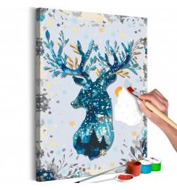 Quadro pintado por você - Nightly Deer