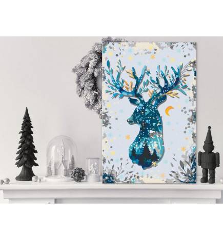 Tableau à peindre par soi-même - Nightly Deer