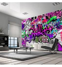 Wallpaper -  Purple Graffiti