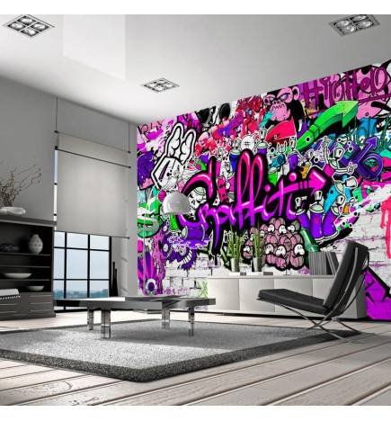 34,00 € Fotomural - Purple Graffiti