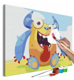 52,00 € DIY canvas painting - Cute Monster