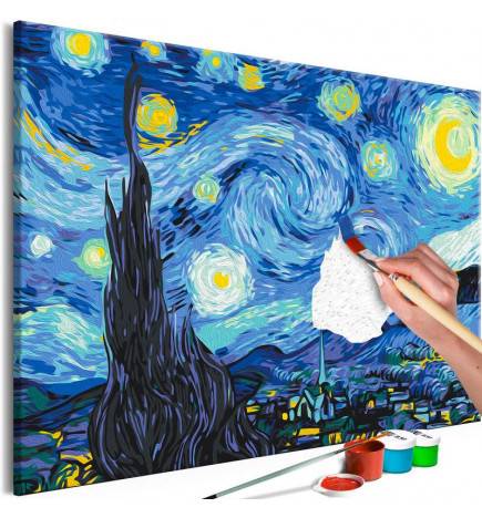 52,00 € DIY canvas painting - Van Gogh's Starry Night
