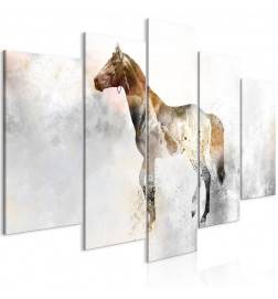 70,90 €Quadro - Fiery Steed (5 Parts) Wide