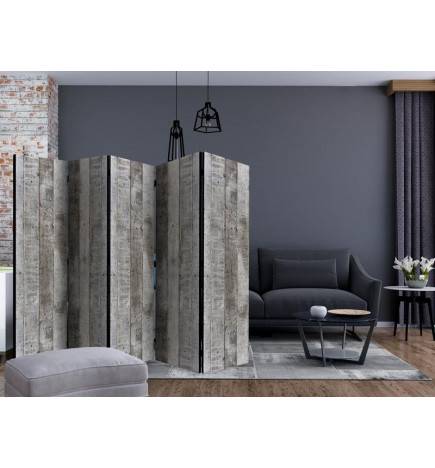 Room Divider - Concrete Timber II [Room Dividers]