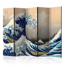 172,00 € Room Divider - The Great Wave off Kanagawa II [Room Dividers]