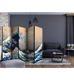 Room Divider - The Great Wave off Kanagawa II [Room Dividers]