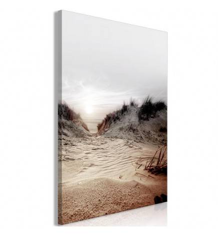Canvas Print - Way Through the Dunes (1 Part) Vertical