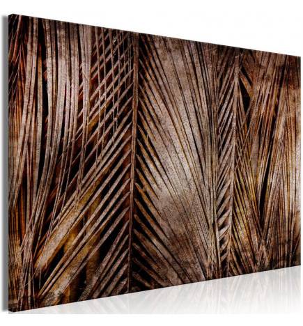 61,90 € Canvas Print - Dark Palms (1 Part) Wide