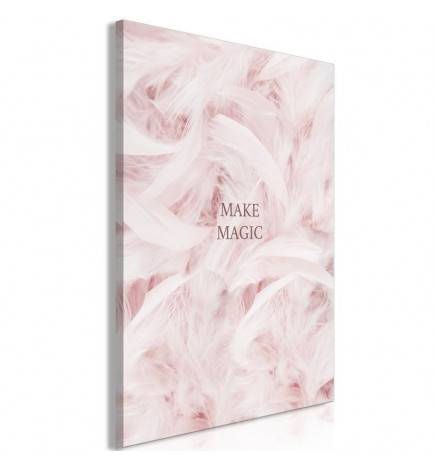 61,90 € Wandbild - Pink Feathers (1 Part) Vertical