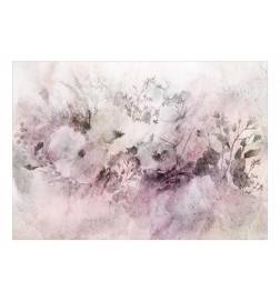 Adhesive photo wallpaper with abstract flowers and roses
