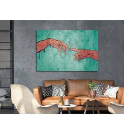 Canvas Print - Electrifying Touch (1 Part) Wide