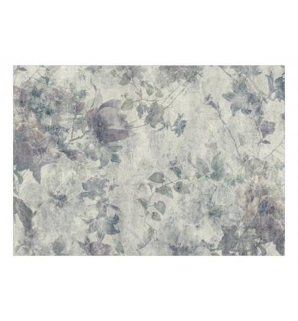 Fotomurale adesivo con le rose su sfondo grigio - Arredalacasa