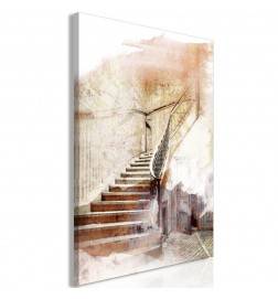 61,90 € Canvas Print - Secret Stairs (1 Part) Vertical
