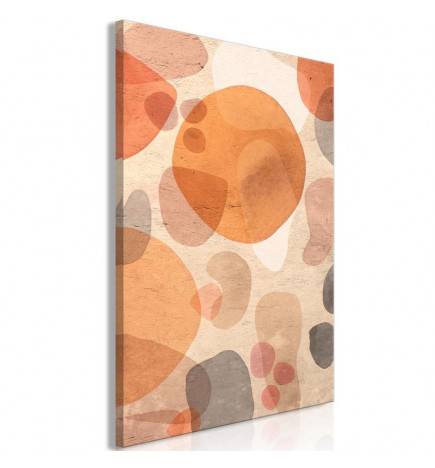 61,90 € Abstraktā glezna ar oranžiem apļiem - Arredalacasa