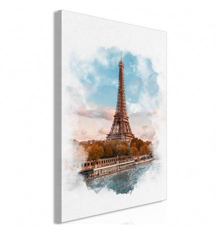 Canvas Print - Paris View (1 Part) Vertical