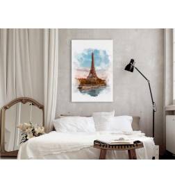 Abstraktā glezna ar Eifeļa torni - arredalakasa