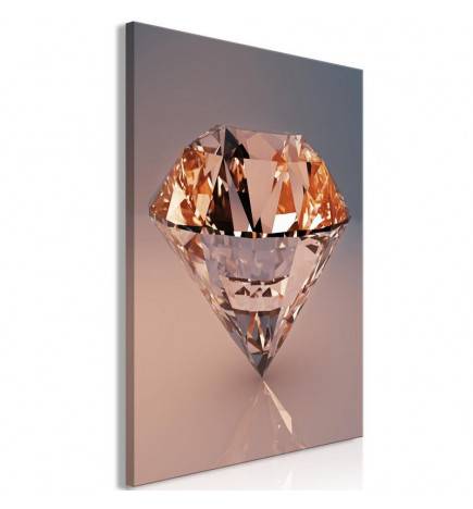 Canvas Print - Costly Diamond (1 Part) Vertical