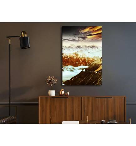 Canvas Print - Copper Mountains (1 Part) Vertical
