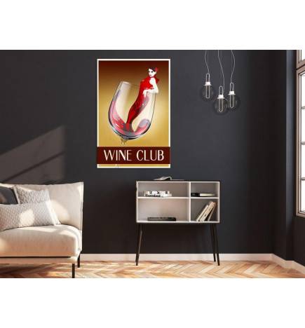 Canvas Print - Wine Club (1 Part) Vertical