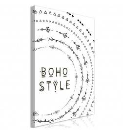 Quadro con la scritta Boho Style - arredalacasa