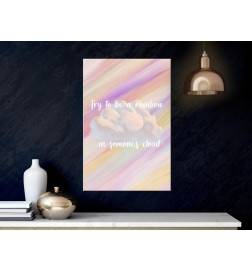 Canvas Print - Try to Be a Rainbow (1 Part) Vertical