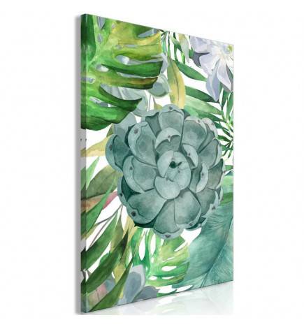 61,90 € Canvas Print - Tropical Flora (1 Part) Vertical