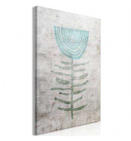 70,90 € Canvas Print - Blue Lily (1 Part) Vertical